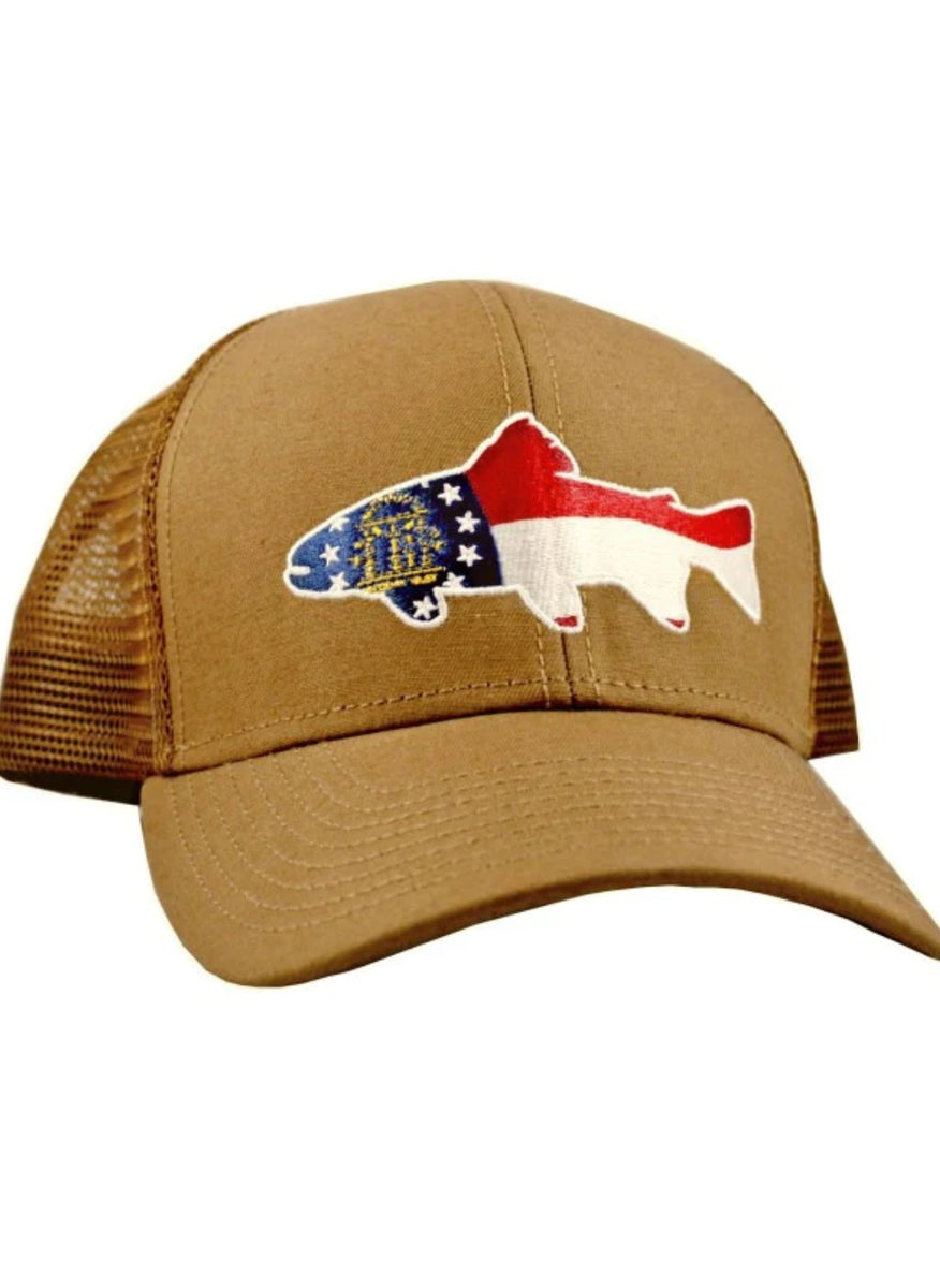 Georgia Brookie Flag Trucker Hat - Copper – The Squire Shop