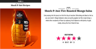 Shock & Awe Fire Roasted Mango Salsa - General's Hot Sauce