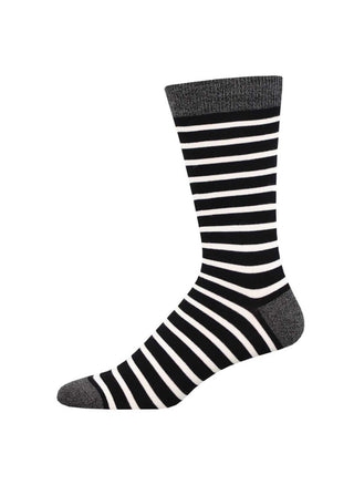 Sailor Stripe Socks - Black/White