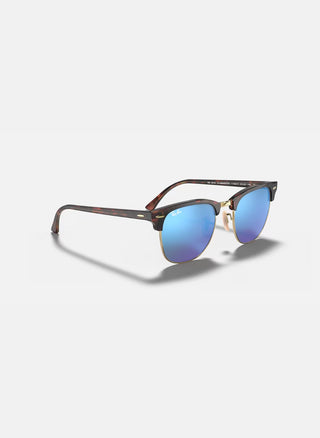 Clubmaster Sand Havana on Arista W/ Grey Mirror Blue 0RB3016