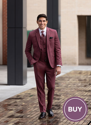 Brick Stretch Slim Fit Suit