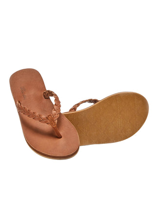 Women's Meadows Braided Flip Flops - Cinnamon