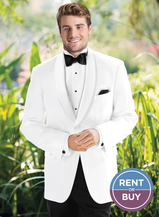 701 Modern White Classic Shawl Tuxedo