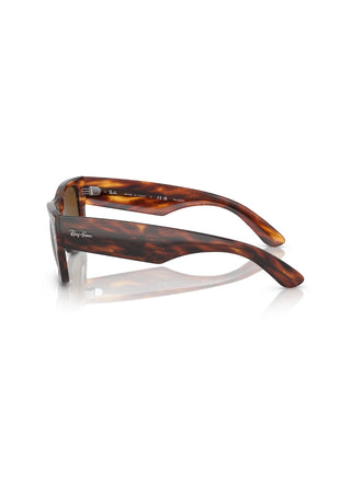 Mega Wayfarer Striped Havana