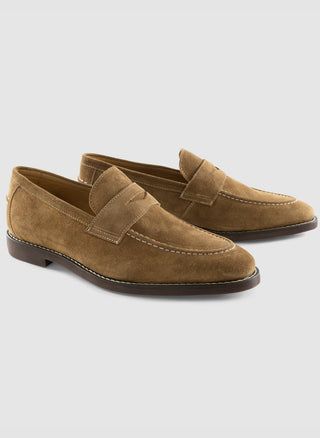 Jflex Penny Suede Loafer - Whiskey