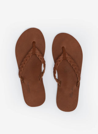 Women's Meadows Braided Flip Flops - Cinnamon