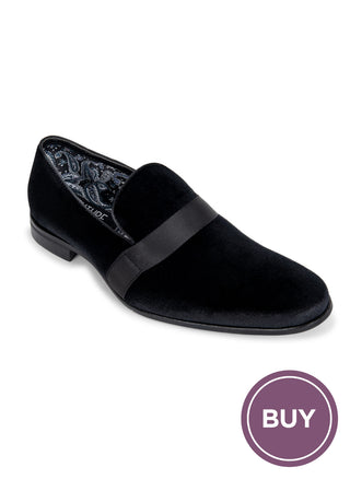 Black Velvet Loafer NBLVS