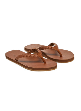 Women's Meadows Braided Flip Flops - Cinnamon