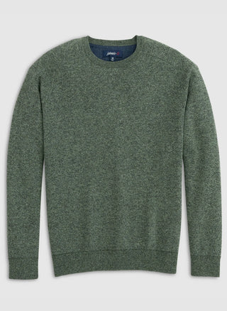Medlin Cotton Blend Crewneck Sweater - Rover Green FINAL SALE