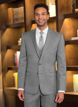 Light Grey Slim Fit Suit - Jackson James