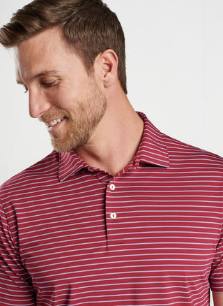 Drum Performance Jersey Polo - Pomegranate