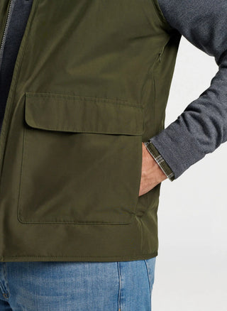 Brentwood Reversible Fleece Vest - Dark Olive