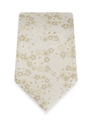 Michael Kors Floral Long Tie - Champagne