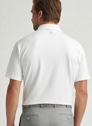 Solid Performance Jersey Polo - White