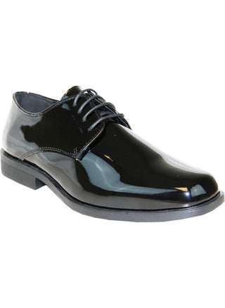 TUX-1 Oxford Formal Tuxedo Shoe - Black Patent Leather