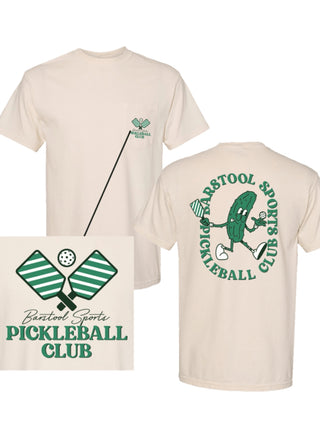 Barstool Pickleball Club Short Sleeve T-Shirt - Ivory