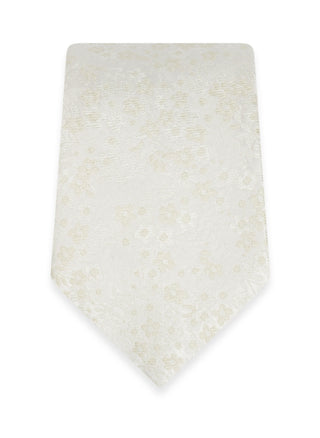 Michael Kors Floral Long Tie - Ivory