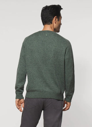 Medlin Cotton Blend Crewneck Sweater - Rover Green FINAL SALE