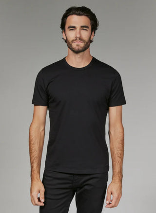 Modal Crewneck Tee - Black