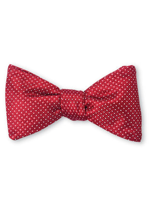 Red Runnymede Pin Dots Bow Tie - B4949