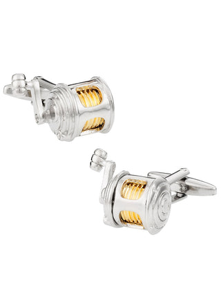 Fishing Reel Cufflinks CD-879-FBA