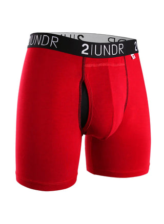 Swing Shift Boxer Brief - Red/Red