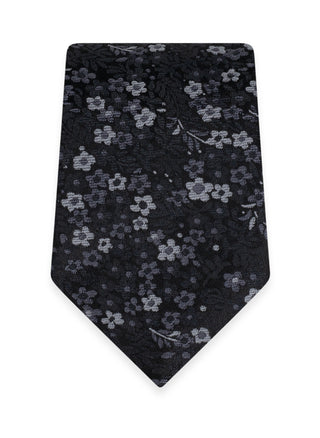 Michael Kors Floral Long Tie - Black