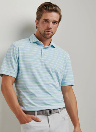 Atrium Performance Jersey Polo - Pale Blue