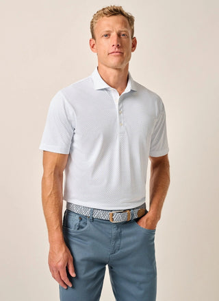 Performance Mesh Polo - Cason Print - Majorca