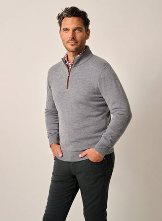 Raynor 1/4 Zip Pullover - Light Gray