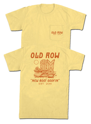 New Boot Goofin' Pocket Tee - Butter