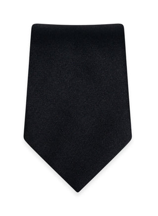 Michael Kors Solid Long Tie - Black