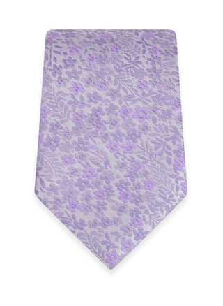 Michael Kors Floral Long Tie - Lavender