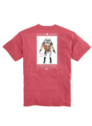 Hairy Dawg by Sedrick Van Pran Granger Tee - Red