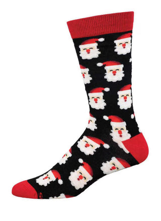 Father Christmas Socks - Black