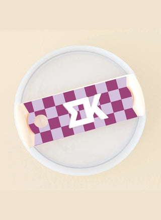 Sorority Tumbler Lid Tag - Sigma Kappa