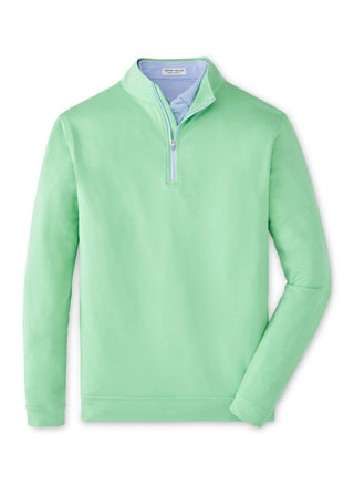 Perth Mélange Performance Quarter-Zip - Pear Tart