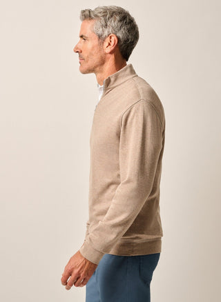 Hanks 1/4 Zip Pullover - Hazelnut