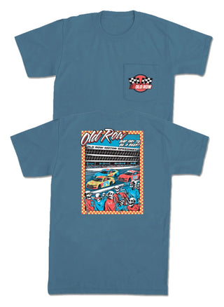 BDTBAB Racing 2.0 Pocket Tee - Blue Jean