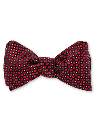 Red Langmore Micro Bow Tie - B5144