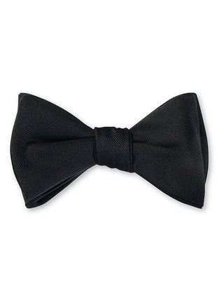 Formal Black Faille Bow Tie - B599