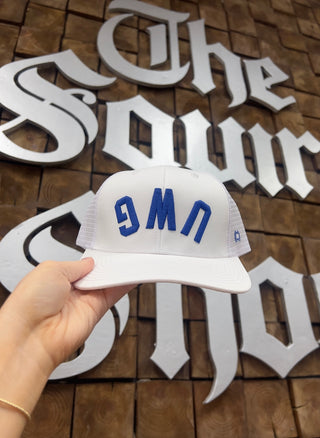 The Upside Down Trucker Hat - UWG White