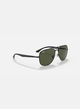 Aviator RB3683 - Black with Green