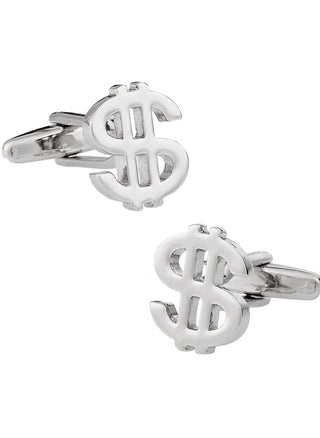 Dollar Sign Cufflinks CD-314-N-FBA