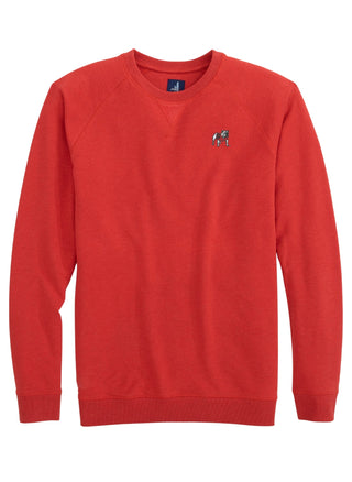 Georgia Freeman Crewneck Fleece Sweatshirt - Red