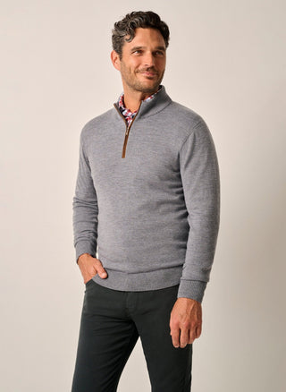 Raynor 1/4 Zip Pullover - Light Gray