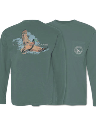 Outdoors Mallard 3.0 Long Sleeve Tee - Light Green