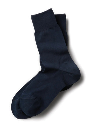 Poly Cotton Socks - Navy