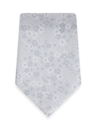 Michael Kors Floral Long Tie - Platinum