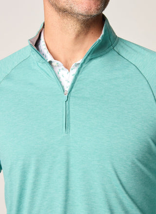 Freeborne 1/4 Zip Pullover - Green Grass